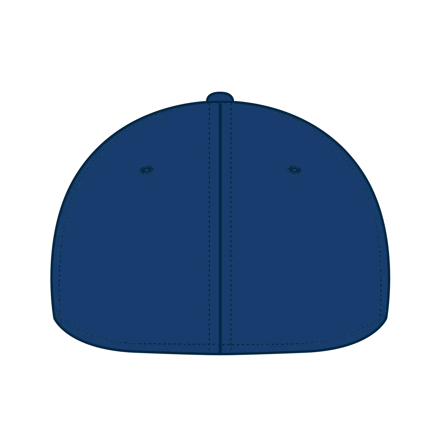 OTTO 11-1172 ’OTTO Flex’ Fitted 6 Panel Low Profile Baseball Cap - Royal