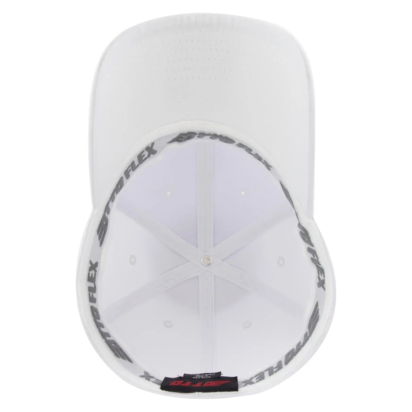 OTTO 11-1172 ’OTTO Flex’ Fitted 6 Panel Low Profile Baseball Cap - White