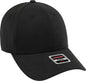 OTTO 11-1204 Brushed Stretchable Bull Denim Flex 6 Panel Low Profile Baseball Cap - Black - Black / S/M