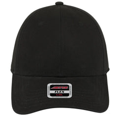 OTTO 11-1205 ’OTTO Flex’ Fitted 6 Panel Low Profile Baseball Cap - Black