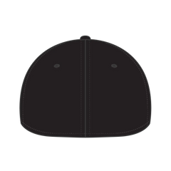 OTTO 11-1205 ’OTTO Flex’ Fitted 6 Panel Low Profile Baseball Cap - Black