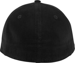 OTTO 11-1205 Ultra Fine Brushed Stretchable Superior Cotton Twill Flex 6 Panel Low Profile Baseball Cap - Black