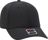 OTTO 11-1257 Flex 6 Panel Low Profile UPF 50+ Cool Comfort Performance Stretchable Knit Cap - Black - Black / S/M
