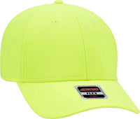 OTTO 11-1257 Flex 6 Panel Low Profile UPF 50+ Cool Comfort Performance Stretchable Knit Cap - Neon Yellow - Yellow / S/M