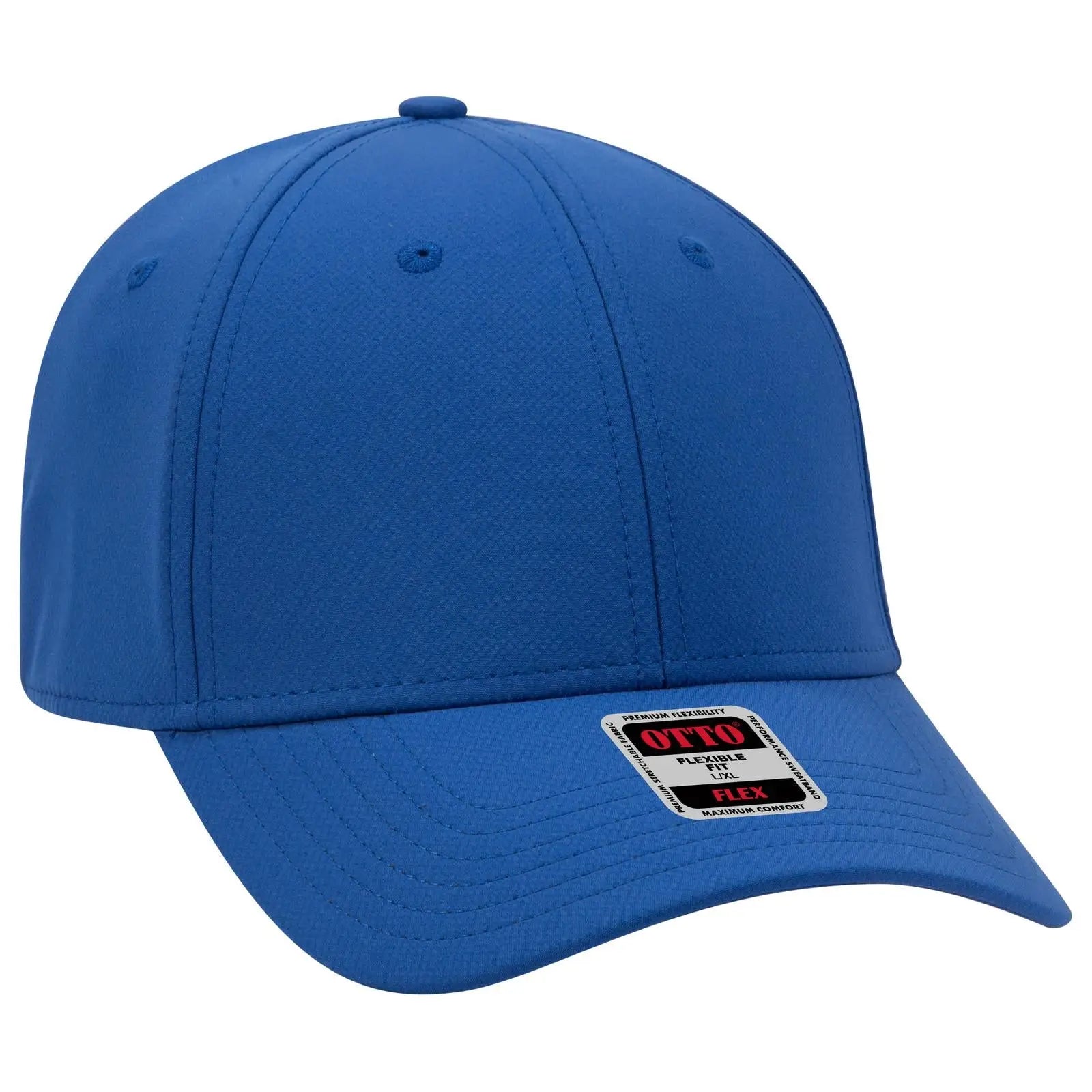 OTTO 11-1257 ’OTTO Flex’ Fitted Upf 50+ 6 Panel Low Profile Baseball Cap - Royal
