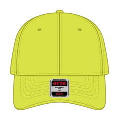 OTTO 11-1257 ’OTTO Flex’ Fitted Upf 50+ 6 Panel Low Profile Baseball Cap - N. Yellow - N. Yellow / 7 3/8’’ - 7 5/8’