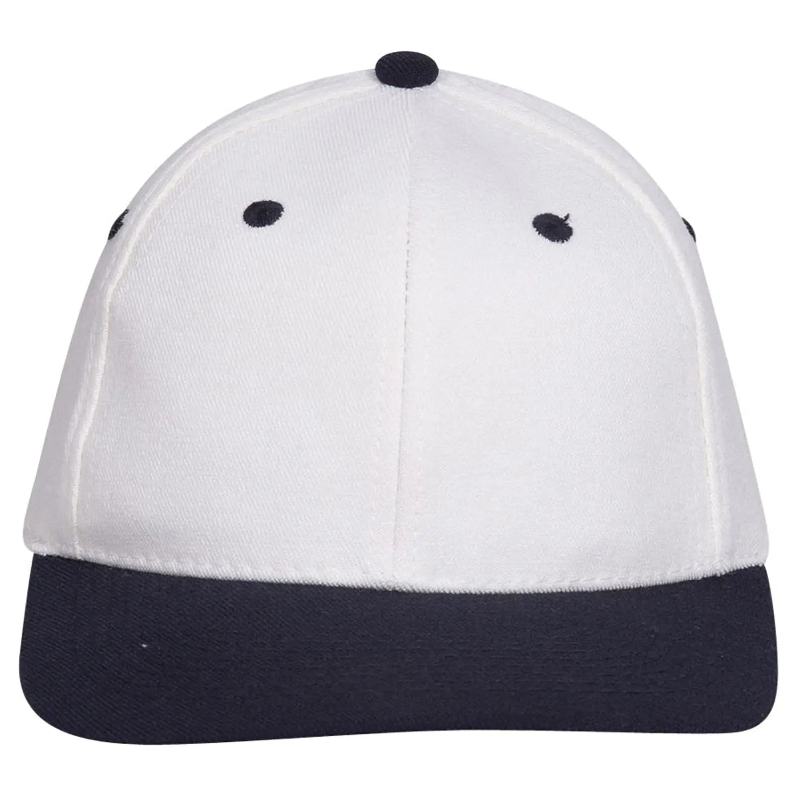 OTTO 11-194 ’OTTO Flex’ Fitted 6 Panel Low Profile Baseball Cap - Nvy/Wht