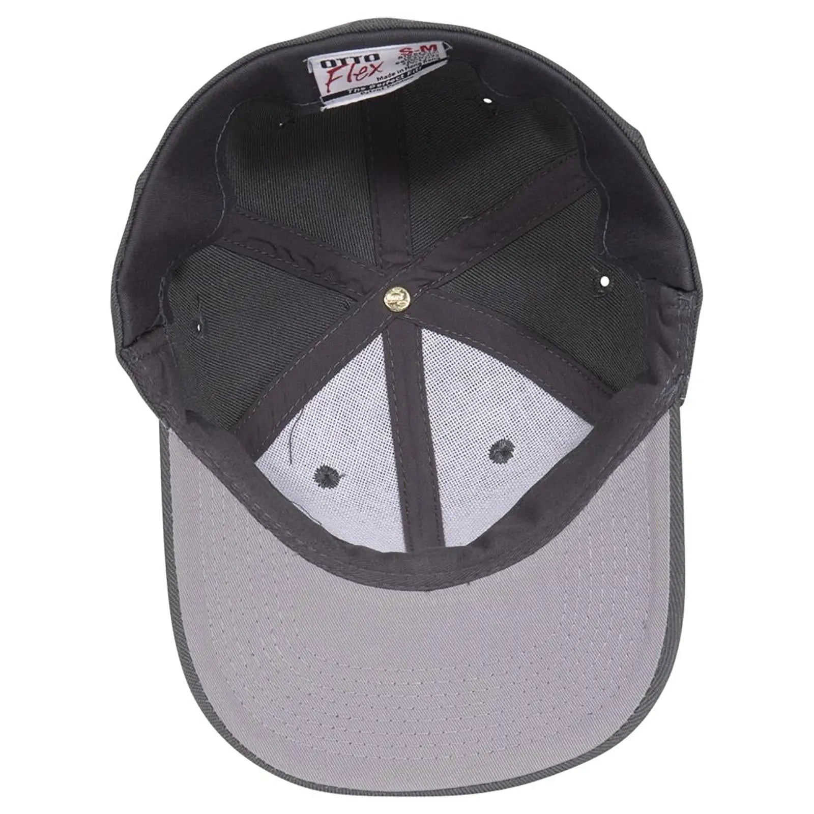 OTTO 11-194 ’OTTO Flex’ Fitted 6 Panel Low Profile Baseball Cap - Char. Gray - Char. Gray / 7’’ - 7 1/4’’