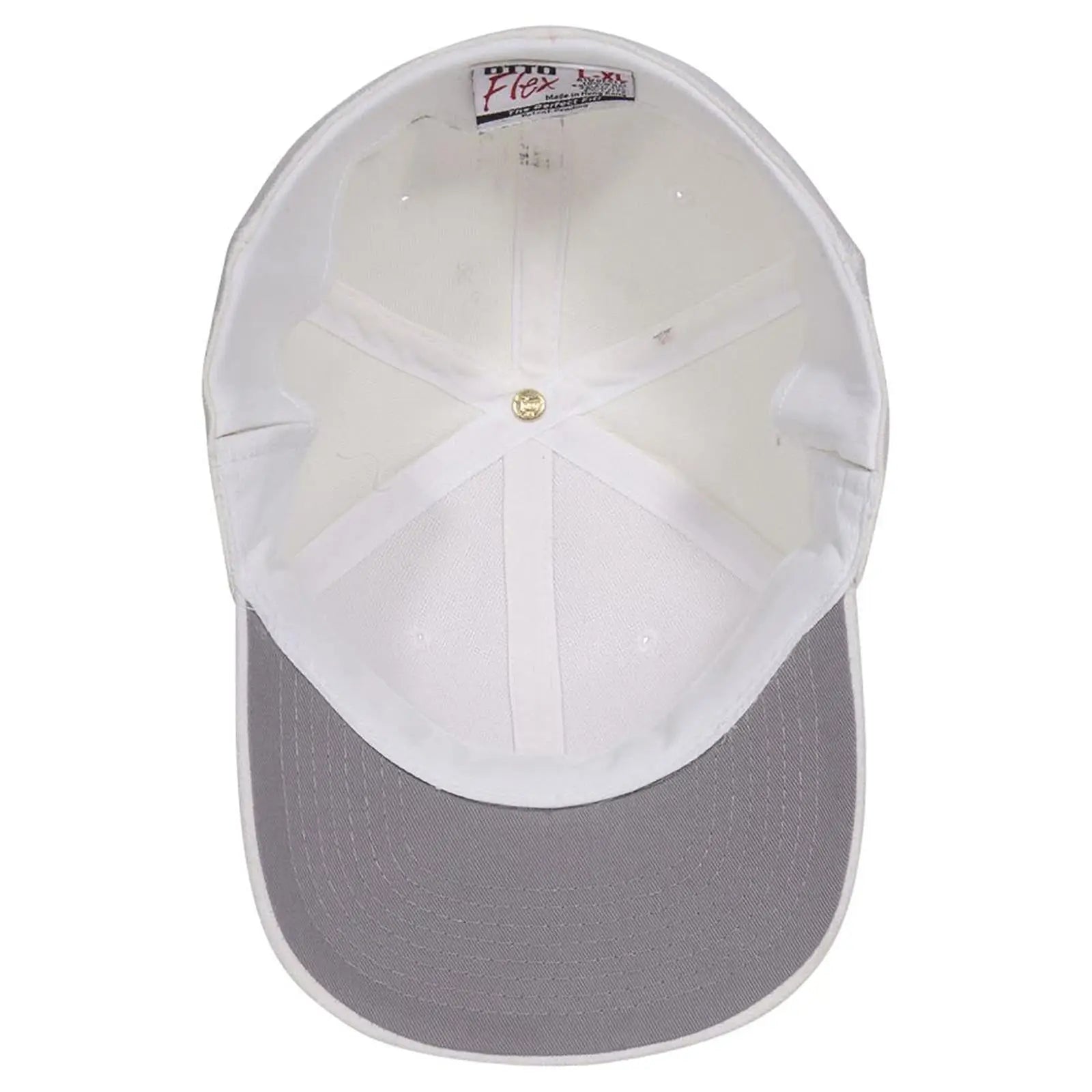 OTTO 11-194 ’OTTO Flex’ Fitted 6 Panel Low Profile Baseball Cap - White