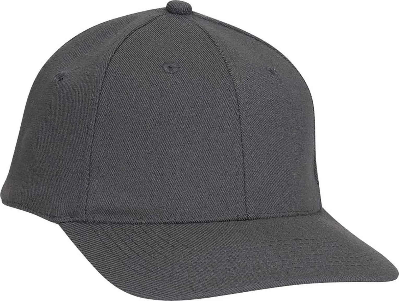 OTTO 11-194 Stretchable Wool Blend Low Profile Pro Style Cap - Charcoal Gray - Dark Gray / S/M