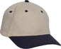OTTO 11-194 Stretchable Wool Blend Low Profile Pro Style Cap - Navy Khaki - Navy Khaki / S/M