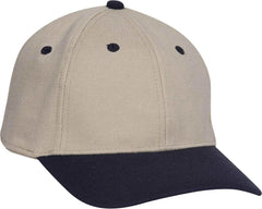 OTTO 11-194 Stretchable Wool Blend Low Profile Pro Style Cap - Navy Khaki - Navy Khaki / S/M
