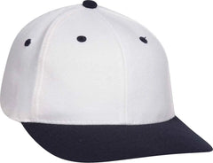 OTTO 11-194 Stretchable Wool Blend Low Profile Pro Style Cap - Navy White - Navy White / S/M