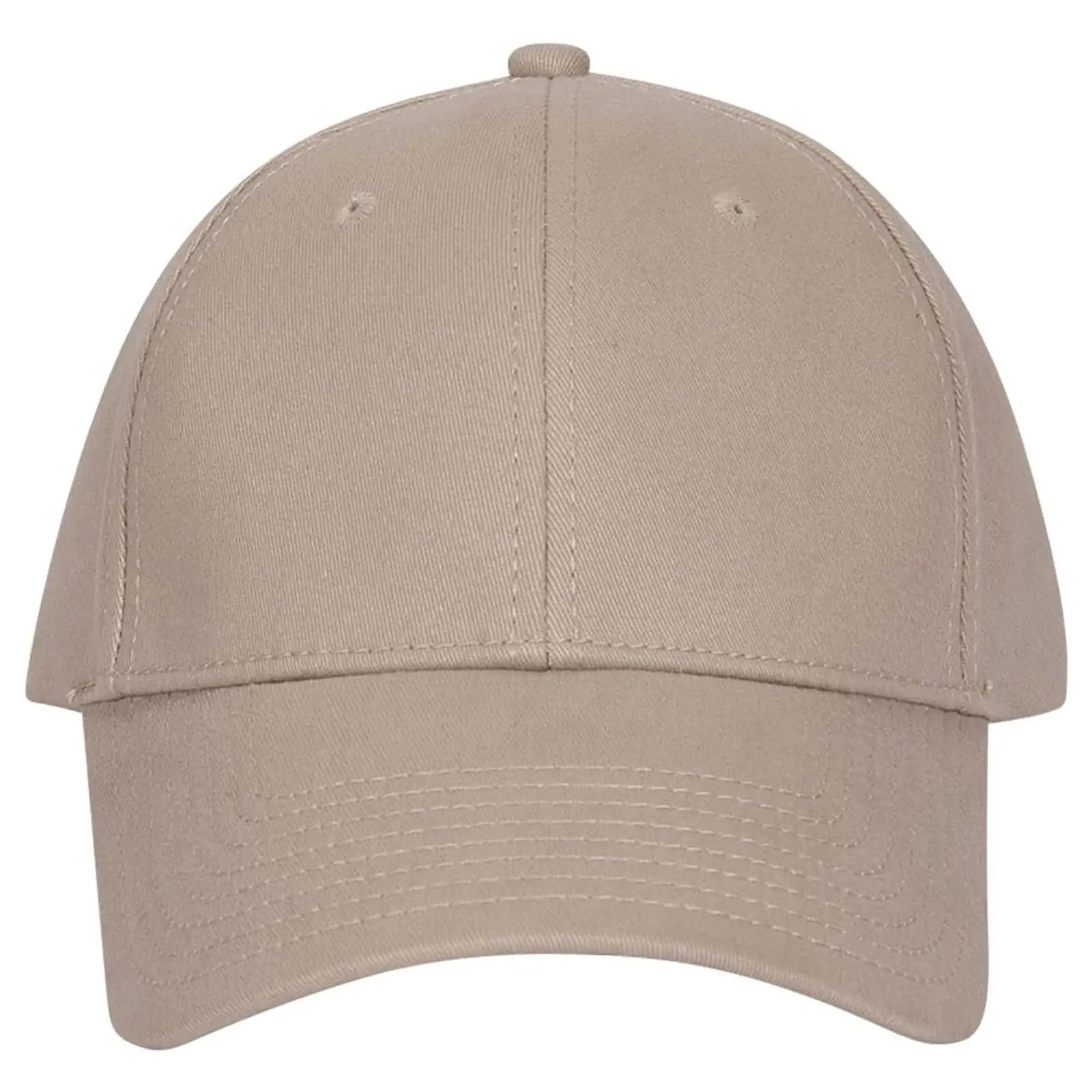 OTTO 11-421 ’OTTO Flex’ Fitted 6 Panel Low Profile Baseball Cap - Khaki - Khaki / 7’’ - 7 1/4’’