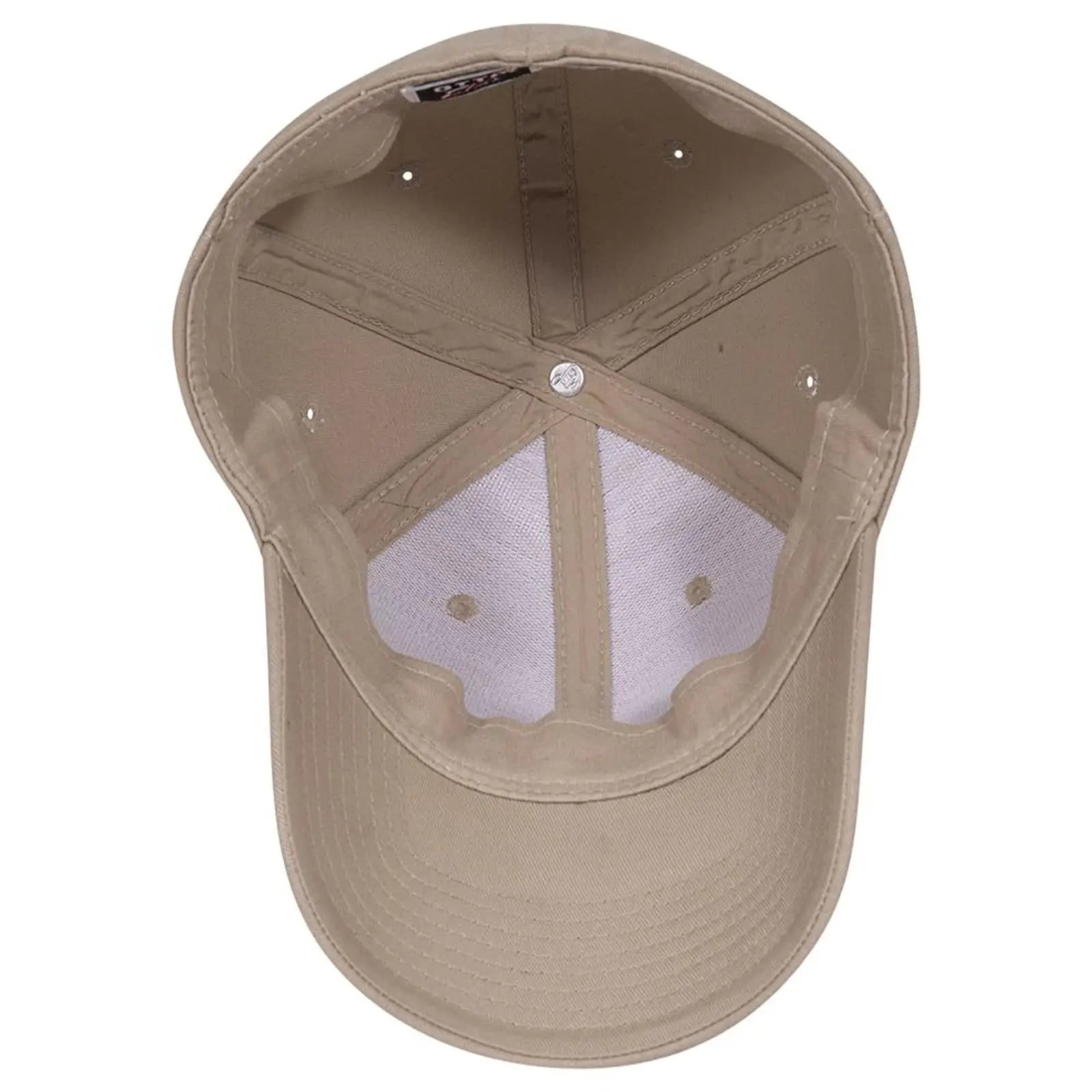 OTTO 11-421 ’OTTO Flex’ Fitted 6 Panel Low Profile Baseball Cap - Khaki - Khaki / 7’’ - 7 1/4’’