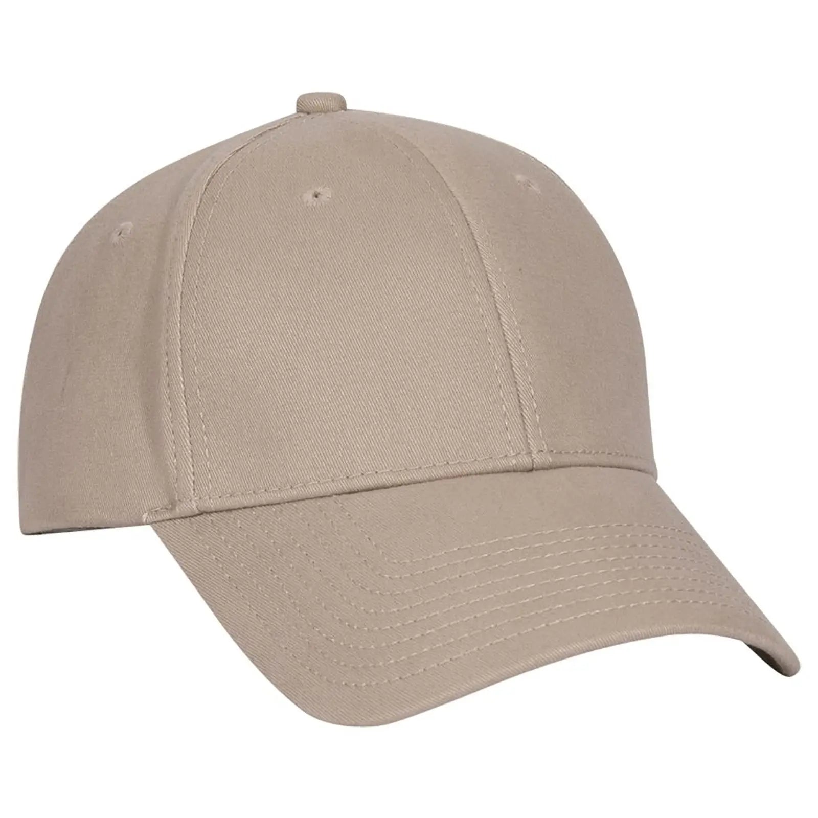 OTTO 11-421 ’OTTO Flex’ Fitted 6 Panel Low Profile Baseball Cap - Khaki - Khaki / 7’’ - 7 1/4’’