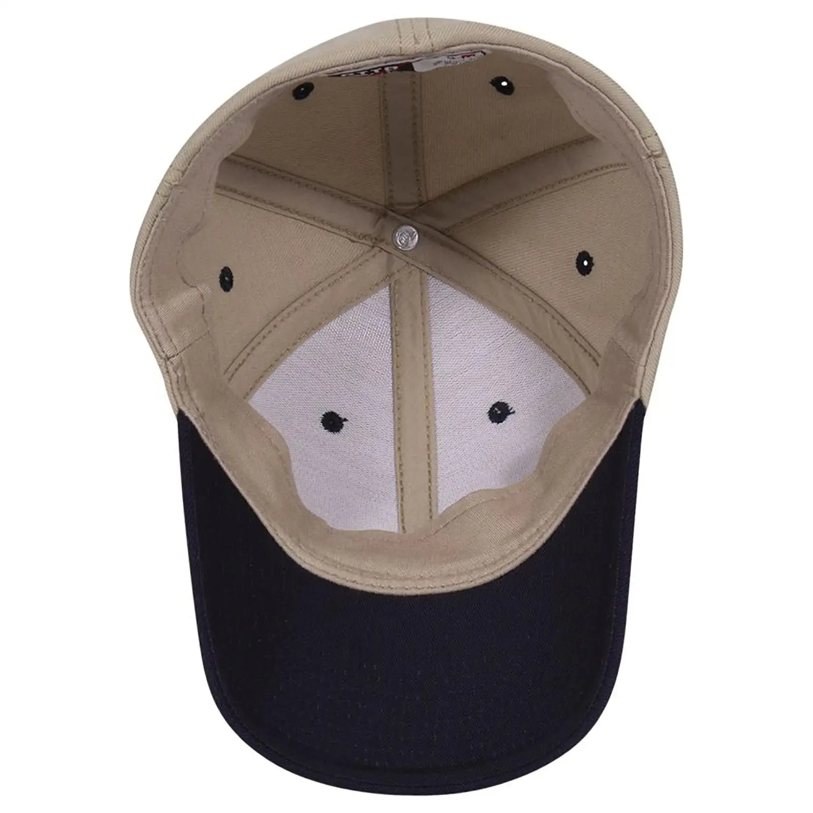 OTTO 11-425 ’OTTO Flex’ Fitted 6 Panel Low Profile Baseball Cap - Nvy/Kha