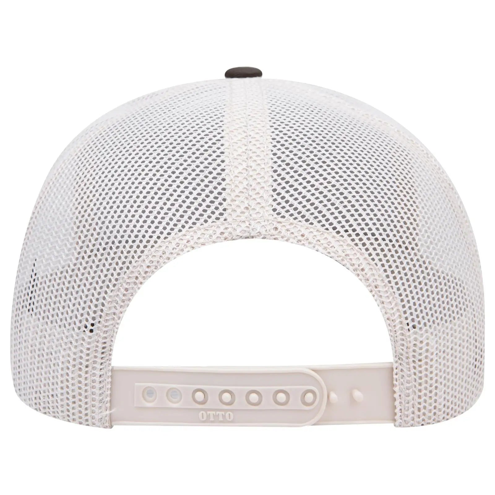 OTTO 112-1 6 Panel Mid Profile Mesh Back Trucker Cap - Dk.Ol.Grn/Dk.Ol.Grn/Lt.Khk - Dk.Ol.Grn/Dk.Ol.Grn/Lt.Khk / 7