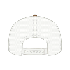 OTTO 112-1 6 Panel Mid Profile Mesh Back Trucker Cap - Coy.Brn/Coy.Brn/Lt.Khk - Coy.Brn/Coy.Brn/Lt.Khk / 7 3/8’’ - 7