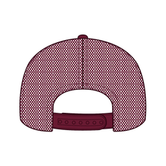 OTTO 112-1 6 Panel Mid Profile Mesh Back Trucker Cap - Burg. Marn - Burg. Marn / 7 3/8’’ - 7 5/8’’