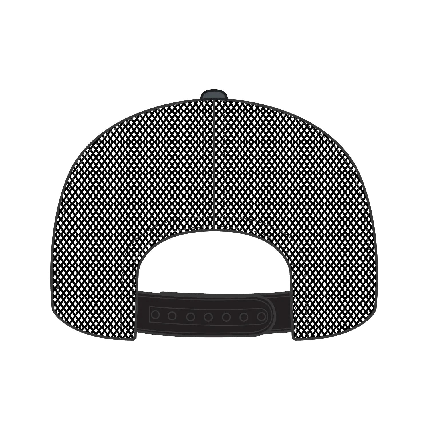 OTTO 112-1 6 Panel Mid Profile Mesh Back Trucker Cap - Ch.Gry/Ch.Gry/Blk - Ch.Gry/Ch.Gry/Blk / 7 3/8’’ - 7 5/8’’