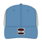 OTTO 112-1 6 Panel Mid Profile Mesh Back Trucker Cap - Col. Blue/Col.Blue/Stn.Gry - Col. Blue/Col.Blue/Stn.Gry / 7
