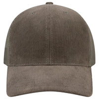 OTTO 112-1 6 Panel Mid Profile Mesh Back Trucker Cap - Dk Ol Grn - Dk Ol Grn / 7 3/8’’ - 7 5/8’’