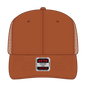 OTTO 112-1 6 Panel Mid Profile Mesh Back Trucker Cap - Tx. Orange - Tx. Orange / 7 3/8’’ - 7 5/8’’