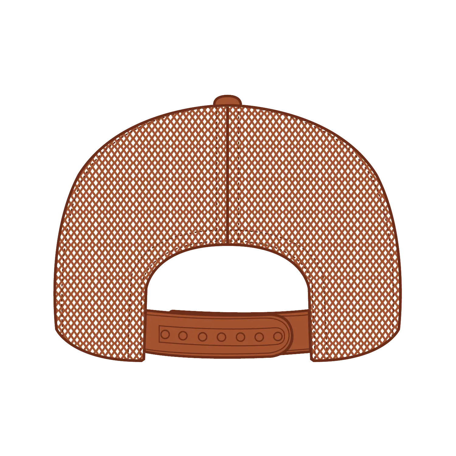 OTTO 112-1 6 Panel Mid Profile Mesh Back Trucker Cap - Tx. Orange - Tx. Orange / 7 3/8’’ - 7 5/8’’