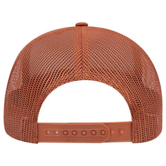 OTTO 112-1 6 Panel Mid Profile Mesh Back Trucker Cap - Tx. Orange - Tx. Orange / 7 3/8’’ - 7 5/8’’