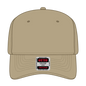 OTTO 1120-1 Seamless 6 Panel Mid Profile Mesh Back Trucker Cap - Khaki - Khaki / 7 3/8’’ - 7 5/8’’