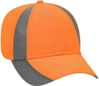 OTTO 114-815 Neon 6 Panel Low Profile Baseball Cap - Black Ref.Gray - Black Gray / One Size Fits Most
