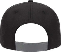 OTTO 114-815 Neon 6 Panel Low Profile Baseball Cap - Black Ref.Gray - Black Gray / One Size Fits Most