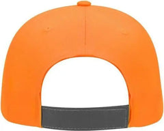 OTTO 114-815 Neon 6 Panel Low Profile Baseball Cap - Neon Orange Ref.Gray - Orange Gray / One Size Fits Most