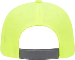 OTTO 114-815 Neon 6 Panel Low Profile Baseball Cap - Neon Yellow Ref.Gray - Yellow Gray / One Size Fits Most