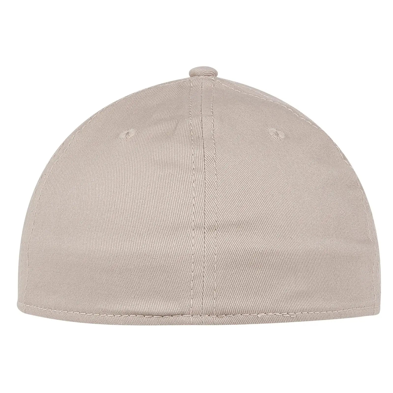 OTTO 12-1163 ’OTTO Flex’ Fitted 6 Panel Low Profile Baseball Cap - Kha/Kha/Nvy
