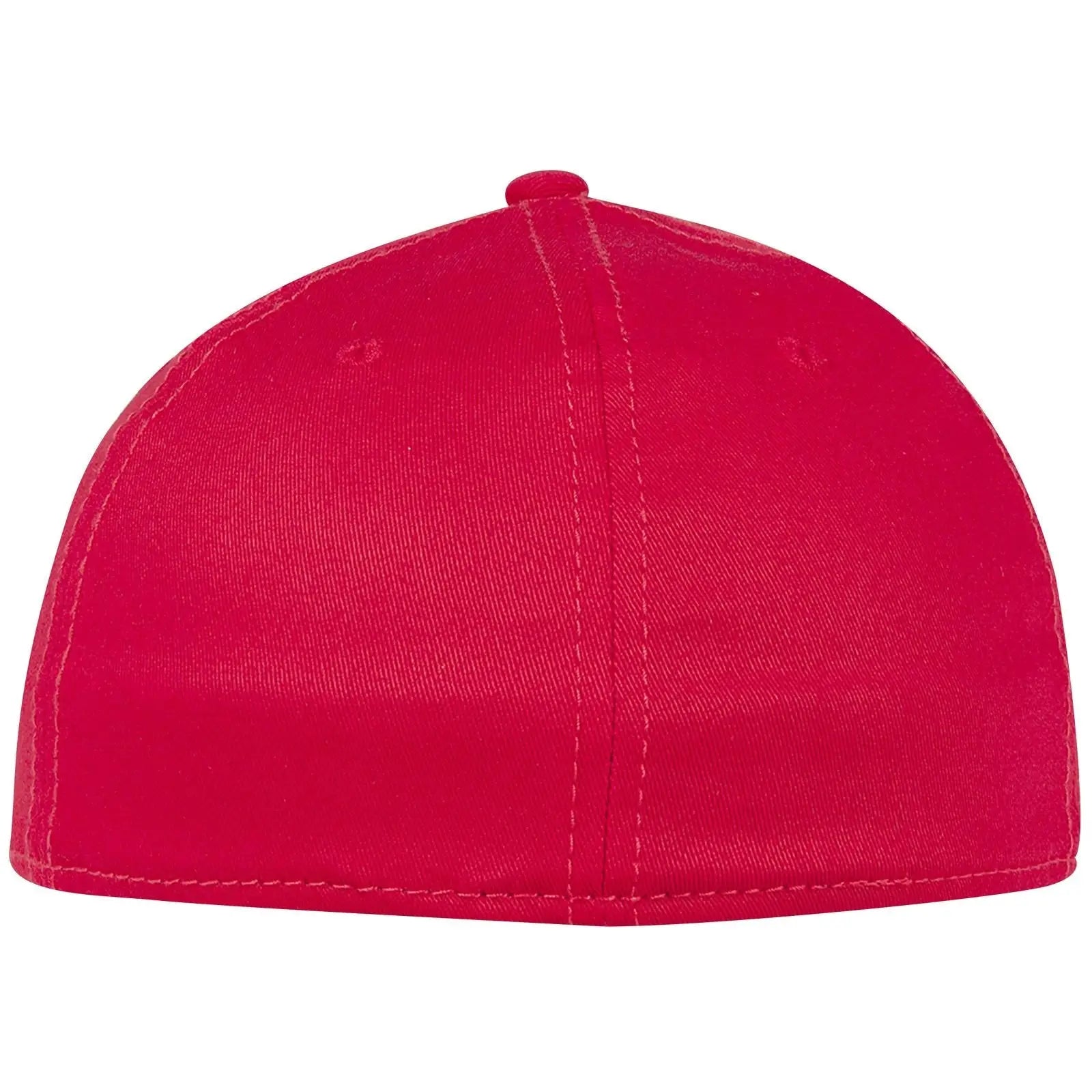 OTTO 12-1163 ’OTTO Flex’ Fitted 6 Panel Low Profile Baseball Cap - Red/Red/Wht