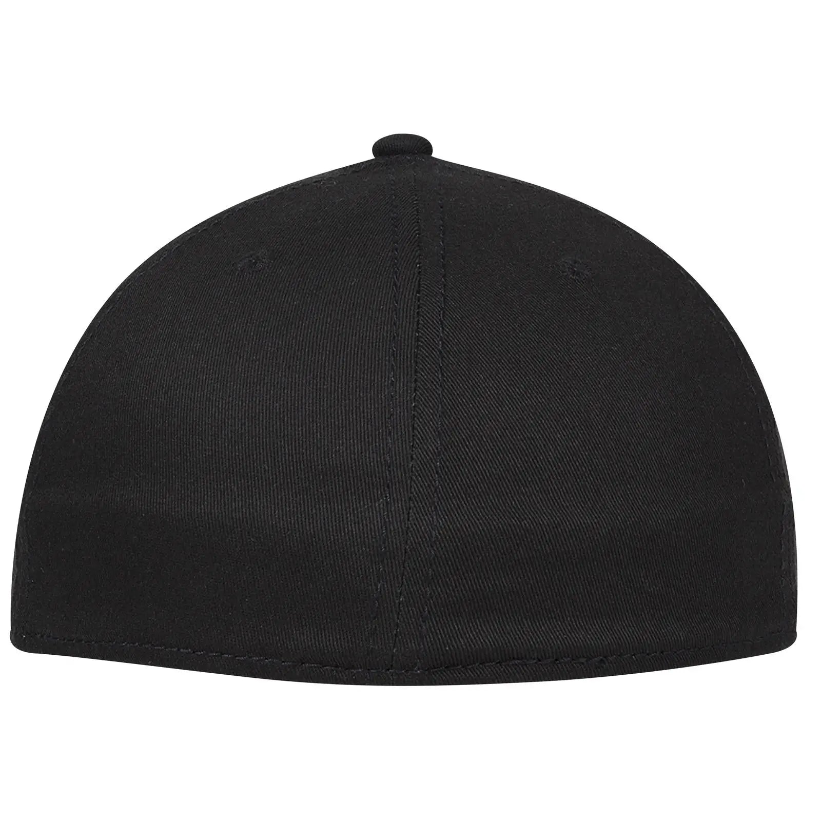 OTTO 12-1163 ’OTTO Flex’ Fitted 6 Panel Low Profile Baseball Cap - Blk/Blk/Wht - Blk/Blk/Wht / 7’’ - 7 1/4’’