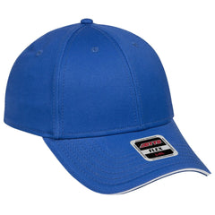 OTTO 12-1163 ’OTTO Flex’ Fitted 6 Panel Low Profile Baseball Cap - Ryl/Ryl/Wht