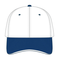 OTTO 12-267 ’OTTO Flex’ Fitted 6 Panel Low Profile Baseball Cap - Ryl/Wht/Wht - Ryl/Wht/Wht / 7’’ - 7 1/4’’