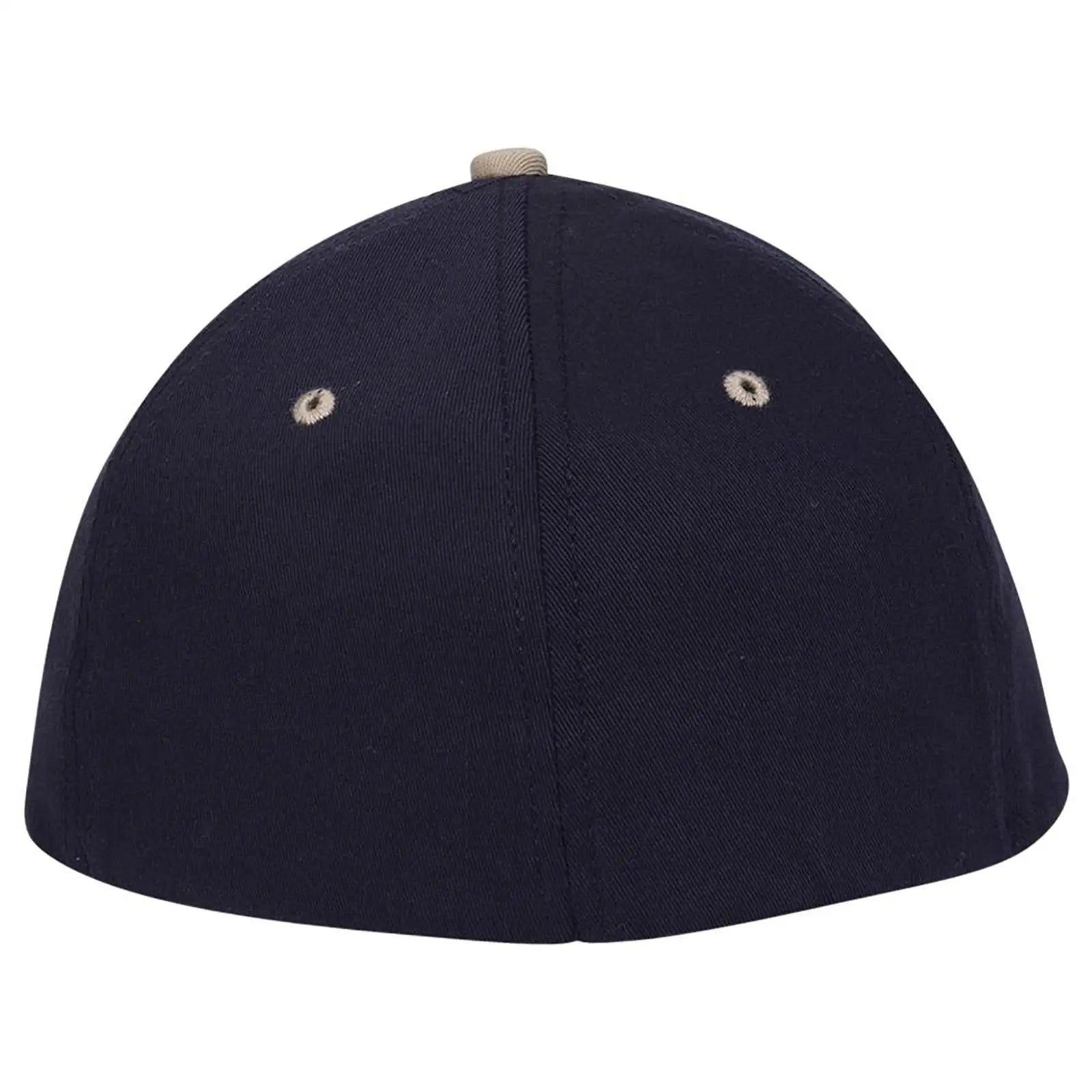 OTTO 12-267 ’OTTO Flex’ Fitted 6 Panel Low Profile Baseball Cap - Nvy/Nvy/Kha - Nvy/Nvy/Kha / 7’’ - 7 1/4’’