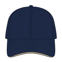 OTTO 12-267 ’OTTO Flex’ Fitted 6 Panel Low Profile Baseball Cap - Nvy/Nvy/Kha - Nvy/Nvy/Kha / 7’’ - 7 1/4’’