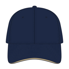 OTTO 12-267 ’OTTO Flex’ Fitted 6 Panel Low Profile Baseball Cap - Nvy/Nvy/Kha - Nvy/Nvy/Kha / 7’’ - 7 1/4’’