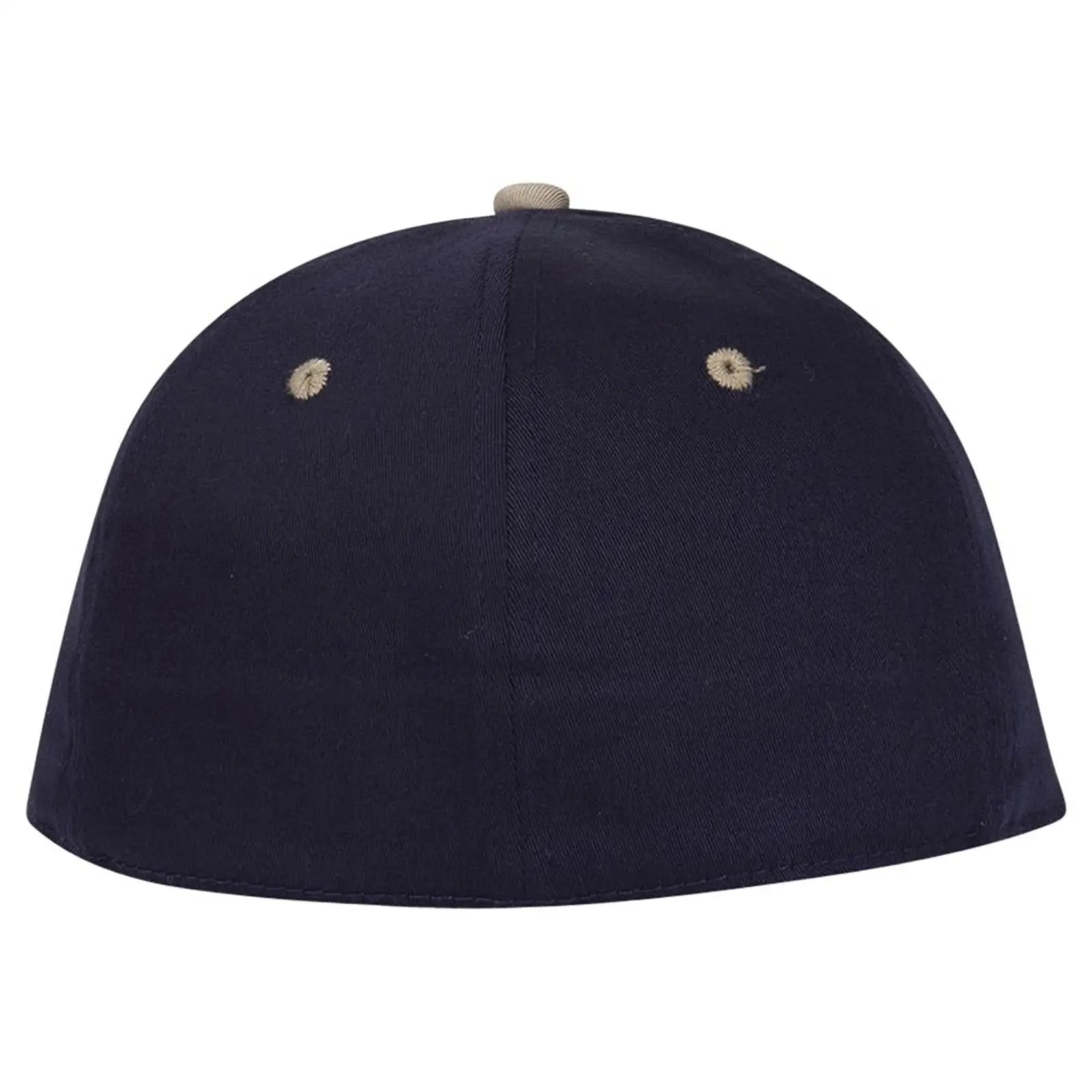 OTTO 12-267 ’OTTO Flex’ Fitted 6 Panel Low Profile Baseball Cap - Kha/Nvy/Nvy - Kha/Nvy/Nvy / 7’’ - 7 1/4’’