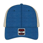 OTTO 121-1202 ’OTTO Comfy Fit’ 6 Panel Low Profile Mesh Back Trucker Cap - Ryl/Ryl/Kha - Ryl/Ryl/Kha / 7 3/8’’ - 7 5/8’’