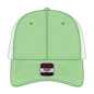 OTTO 121-1202 ’OTTO Comfy Fit’ 6 Panel Low Profile Mesh Back Trucker Cap - Lime/Lime/Wht - Lime/Lime/Wht / 7 3/8’’ - 7