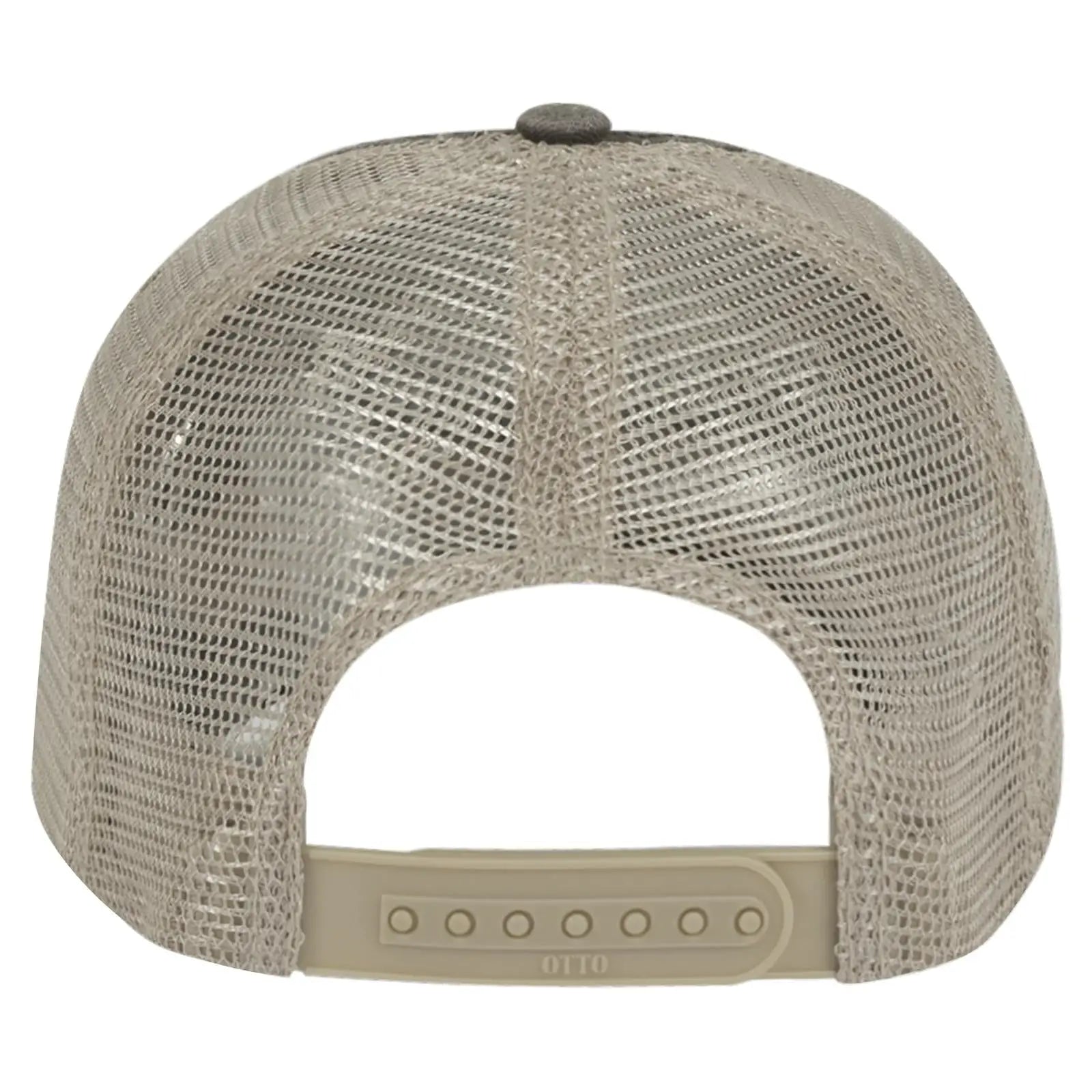 OTTO 121-1202 ’OTTO Comfy Fit’ 6 Panel Low Profile Mesh Back Trucker Cap - Dk.Brn/Dk.Brn/Kha - Dk.Brn/Dk.Brn/Kha / 7