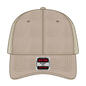 OTTO 121-858 6 Panel Low Profile Mesh Back Trucker Dad Cap - Khaki - Khaki / 6 1/2’’ - 7 5/8’’
