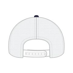 OTTO 121-858 6 Panel Low Profile Mesh Back Trucker Dad Cap - Nvy/Nvy/Wht - Nvy/Nvy/Wht / 6 1/2’’ - 7 5/8’’