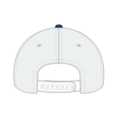 OTTO 121-858 6 Panel Low Profile Mesh Back Trucker Dad Cap - Ryl/Ryl/Wht - Ryl/Ryl/Wht / 6 1/2’’ - 7 5/8’’